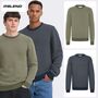 Modischer Strickpullover Langarm Gepunktet Rippb�ndchen