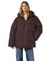 Steppjacke Kapuze Zweiwegerei�verschluss Langarm Modisch