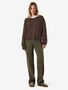 Elegante Strickjacke Rundhalsausschnitt Knopfleiste 