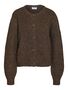 Elegante Strickjacke Rundhalsausschnitt Knopfleiste 