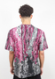 Kurzarm T-Shirt Rundhalsausschnitt Ornamentprint Modisch