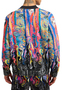 Sweatshirt Alloverprint Gerippter Kragen Lange �rmel