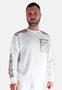 Sweatshirt Rundhals Brusttasche Regular Fit Lange �rmel