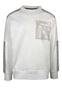 Sweatshirt Rundhals Brusttasche Regular Fit Lange �rmel