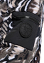 Teddyjacke Oversize Stehkragen Grafisches Allovermuster