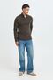 Eleganter Strickpullover Stehkragen Rei�verschluss