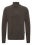Eleganter Strickpullover Stehkragen Rei�verschluss