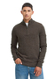 Eleganter Strickpullover Stehkragen Rei�verschluss