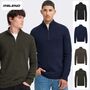 Eleganter Strickpullover Stehkragen Rei�verschluss