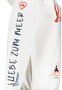 Kapuzenpullover Rippb�ndchen Motivprint Eingriffstasche