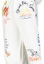 Kapuzenpullover Rippb�ndchen Motivprint Eingriffstasche