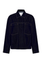 Jeansjacke Brusttaschen Kontrastn�hte Elastischer Saum