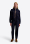Jeansjacke Brusttaschen Kontrastn�hte Elastischer Saum