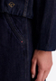Jeansjacke Brusttaschen Kontrastn�hte Elastischer Saum