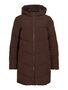 Steppjacke Kapuze Rei�verschluss Eingrifftaschen Langarm