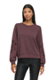 Sweatshirt Rundhals Spitzendetails �rmelb�ndchen Langarm