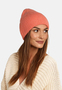 Faera Strickm�tze Beanie Breiter Umschlag Rippstruktur Unifarben
