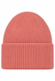 Faera Strickm�tze Beanie Breiter Umschlag Rippstruktur Unifarben