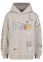 Kapuzenpullover Frontprint R�ckenprint Rippb�ndchen Langarm