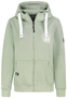 Sweatjacke Kapuze Maritimer R�ckenprint Rei�verschluss