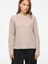 Strickpullover Rundhals Regular Fit Kontrastn�hte Langarm