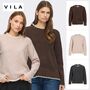 Strickpullover Rundhals Regular Fit Kontrastn�hte Langarm
