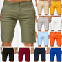 Chino Capri Freizeitshorts Kurze Bermuda Sommer Hose Fredy & Roy