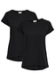 T-Shirt 2-er St�ck Pack Kurzarm Basic Blusen Oberteil Set JDYLOUISA