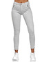 Egomaxx Damen Stoffhose Chino Crinkle