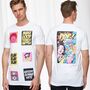 UNIPLAY Herren T-Shirt Comic Pop Art Kurzarm Meme Shirt