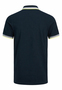 Jack & Jones Polo Shirt Kurzarm Uni Hemd JJEPAULOS Pique Baumwolle