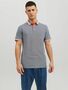 Jack & Jones Polo Shirt Kurzarm Uni Hemd JJEPAULOS Pique Baumwolle