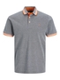 Jack & Jones Polo Shirt Kurzarm Uni Hemd JJEPAULOS Pique Baumwolle