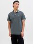 Jack & Jones Polo Shirt Kurzarm Uni Hemd JJEPAULOS Pique Baumwolle