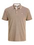 Jack & Jones Polo Shirt Kurzarm Uni Hemd JJEPAULOS Pique Baumwolle