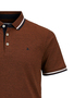 Jack & Jones Polo Shirt Kurzarm Uni Hemd JJEPAULOS Pique Baumwolle