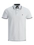 Jack & Jones Polo Shirt Kurzarm Uni Hemd JJEPAULOS Pique Baumwolle