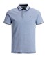 Jack & Jones Polo Shirt Kurzarm Uni Hemd JJEPAULOS Pique Baumwolle
