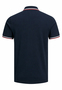 Jack & Jones Polo Shirt Kurzarm Uni Hemd JJEPAULOS Pique Baumwolle