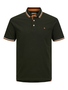 Jack & Jones Polo Shirt Kurzarm Uni Hemd JJEPAULOS Pique Baumwolle