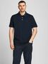 Jack & Jones Herren + Fit Polo Shirt Kurzarm Pique Hemd JJEPAULOS Big Size