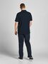 Jack & Jones Herren + Fit Polo Shirt Kurzarm Pique Hemd JJEPAULOS Big Size