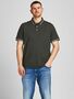 Jack & Jones Herren + Fit Polo Shirt Kurzarm Pique Hemd JJEPAULOS Big Size