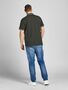 Jack & Jones Herren + Fit Polo Shirt Kurzarm Pique Hemd JJEPAULOS Big Size