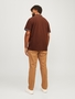 Jack & Jones Herren + Fit Polo Shirt Kurzarm Pique Hemd JJEPAULOS Big Size