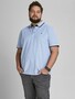 Jack & Jones Herren + Fit Polo Shirt Kurzarm Pique Hemd JJEPAULOS Big Size