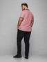 Jack & Jones Herren + Fit Polo Shirt Kurzarm Pique Hemd JJEPAULOS Big Size