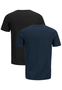 Jack & Jones Rundhals T-Shirt 2-er St�ck Pack Kurzarm Shirt Basic Set JJECORP