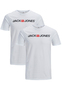 Jack & Jones Rundhals T-Shirt 2-er St�ck Pack Kurzarm Shirt Basic Set JJECORP