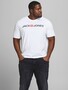 Jack & Jones 2er-SET Herren T-Shirt Kurzarm Plus Size Logo Shirt 